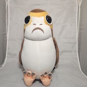 15" Star Wars Porg Brown and White Plush Stuffed Animal